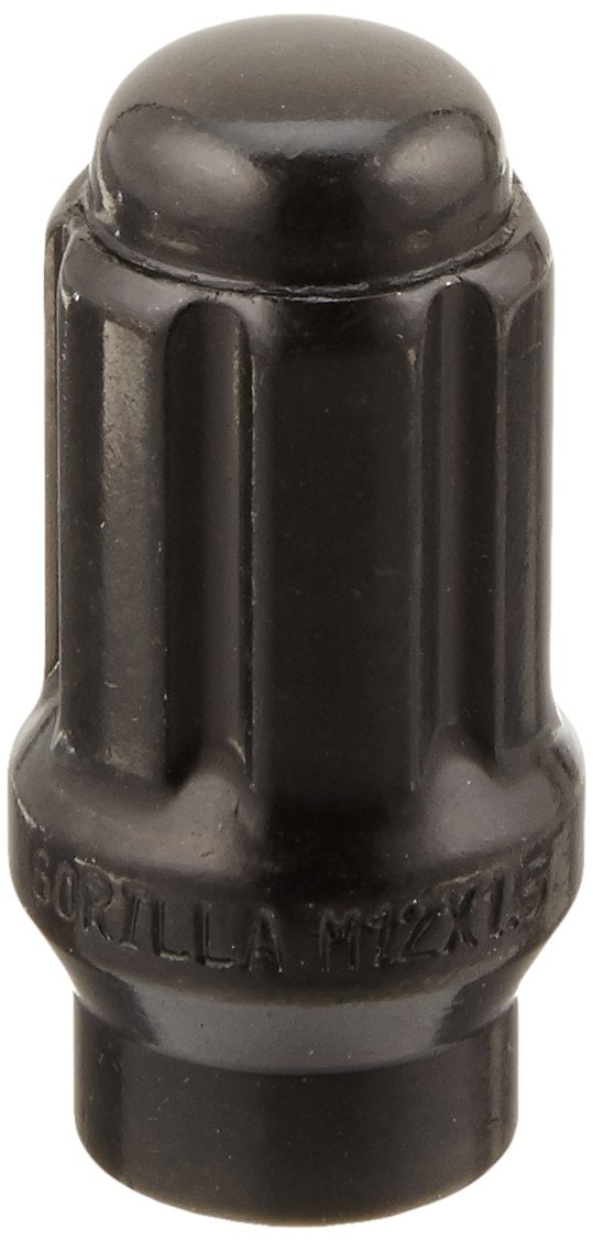 Kit de 24 Tuercas de Seguridad Negras con Terminado Cromado