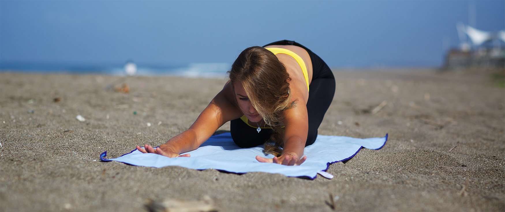 Toalla de Yoga Caliente - SUEDE - 100% Microfibra, Súper - Imagen 7