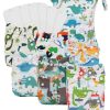 Paquete de 13 pañales de tela babygoal Dinosaurio, Pañal