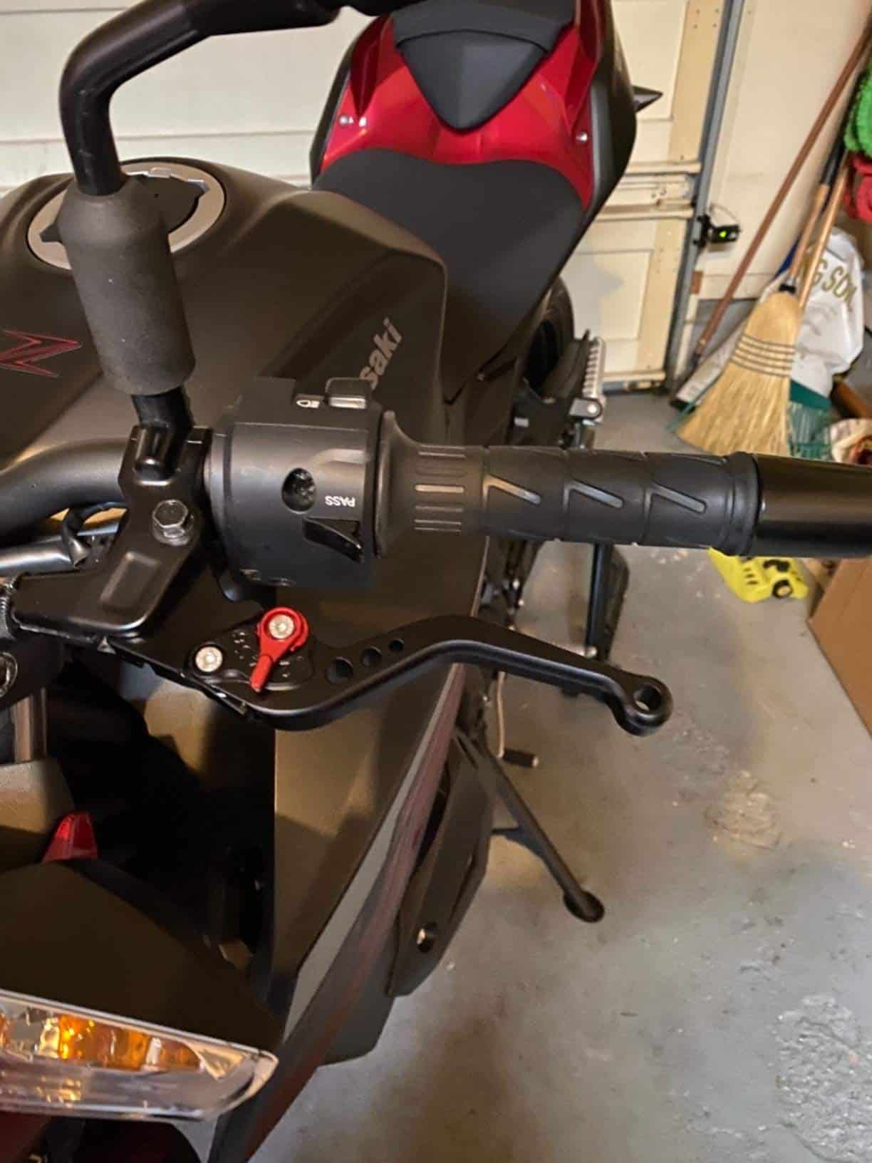 Manetas de freno y embrague cortas para Ninja 250R 08-12, - Imagen 7