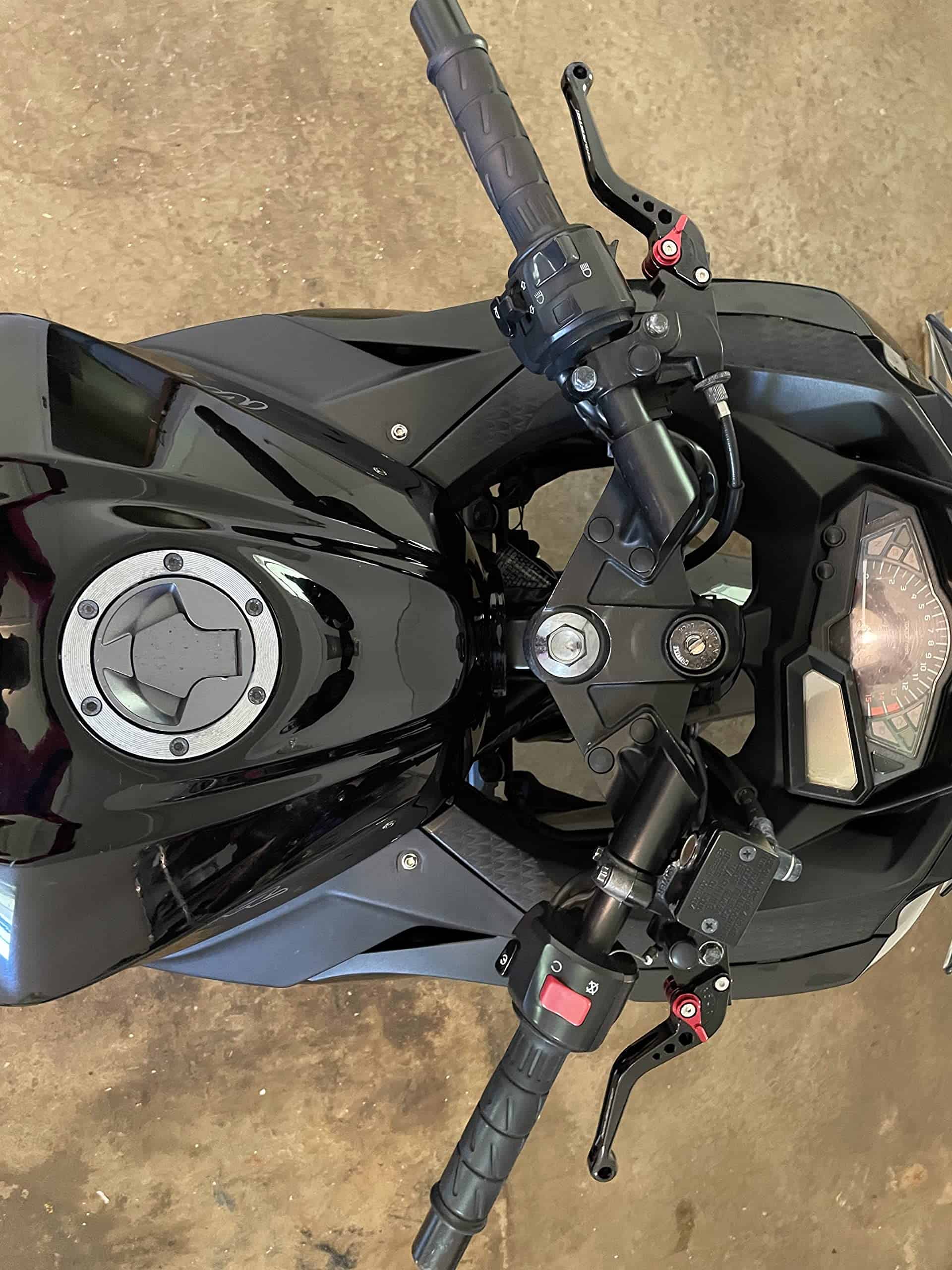 Manetas de freno y embrague cortas para Ninja 250R 08-12, - Imagen 5