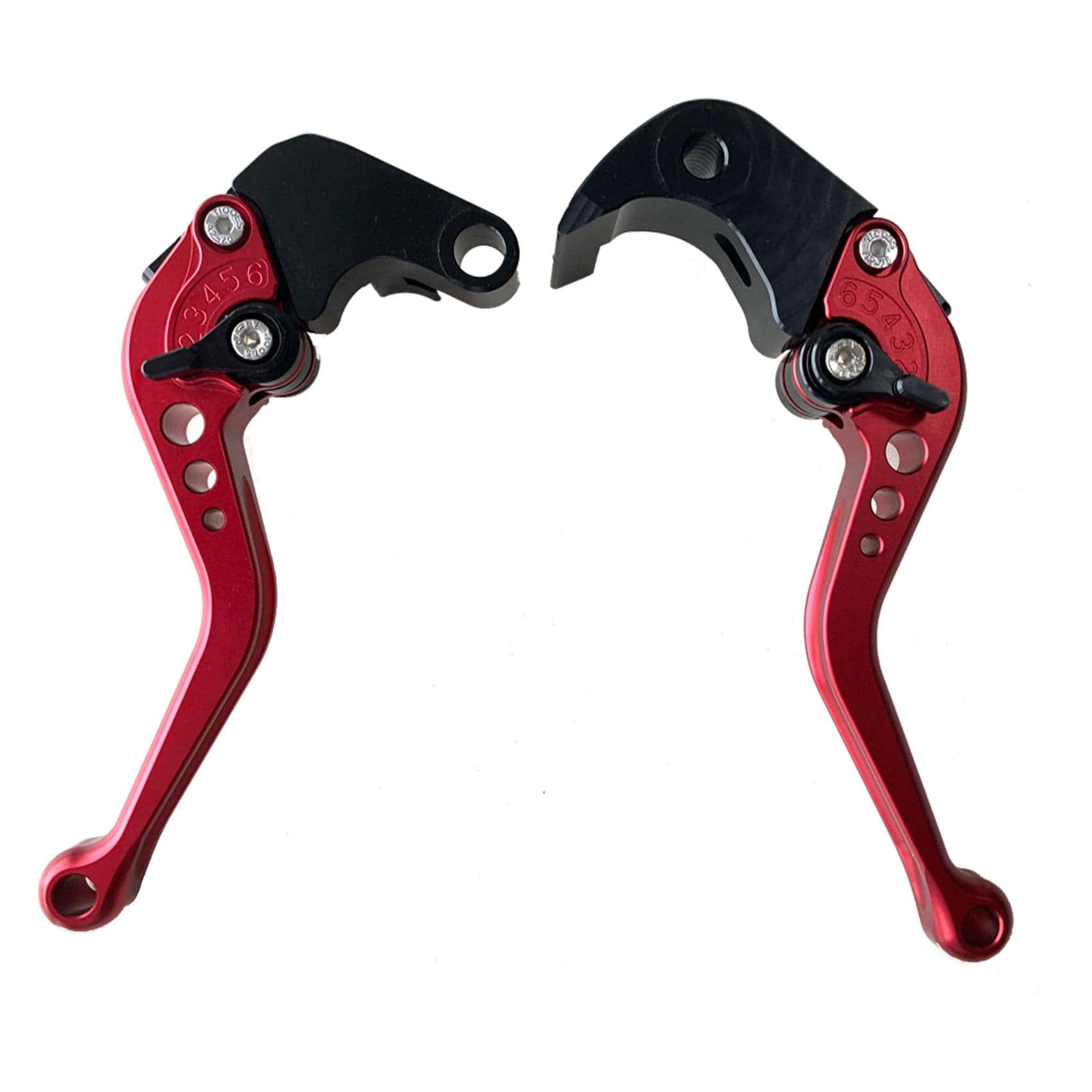 Palanca de Freno y Embrague Corta RIDE IT -Rojo