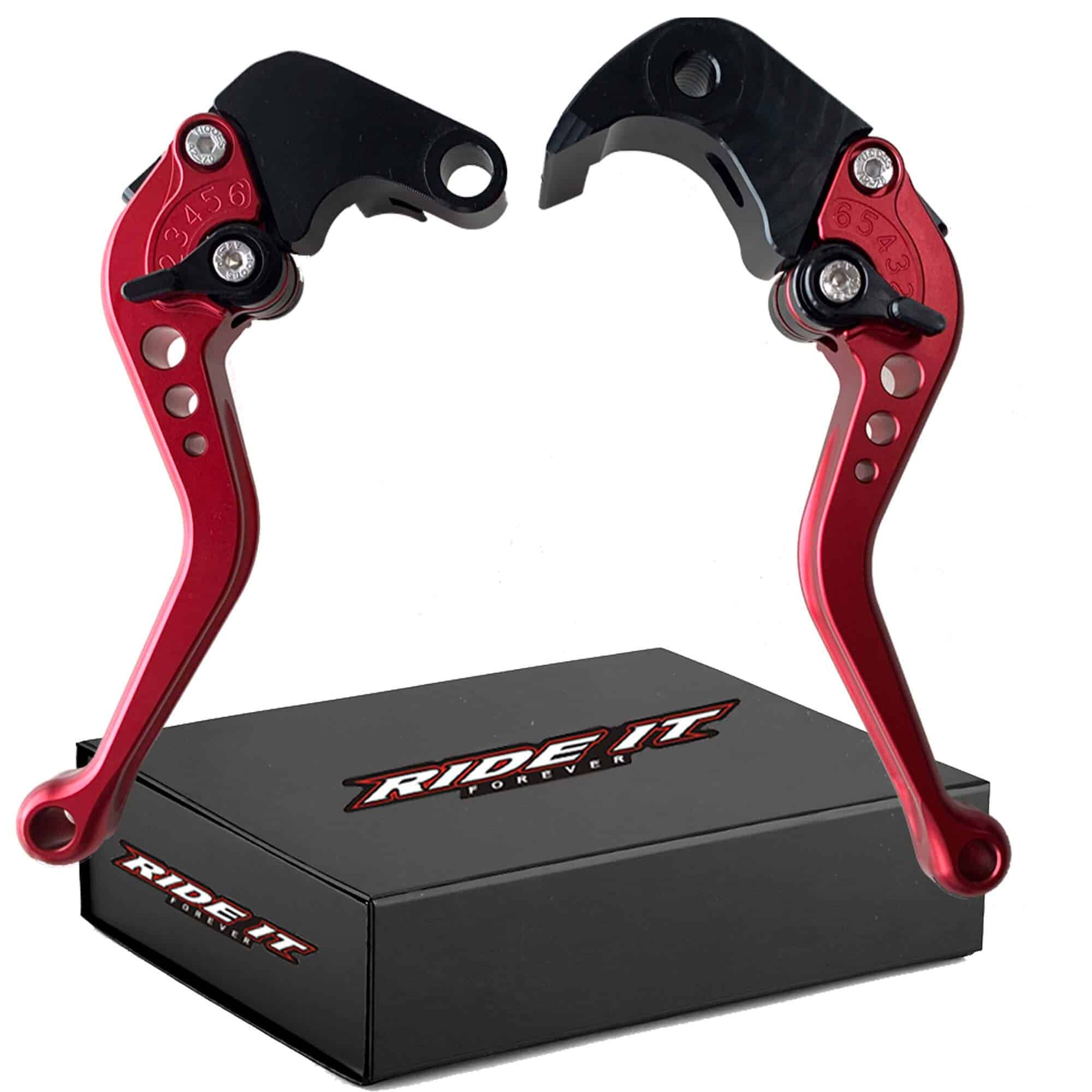 RIDE IT Palanca de Freno y Embrague Corta Ajustable para
