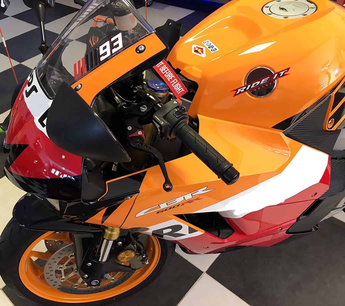 Palancas de freno y embrague cortas RIDE IT para CBR600RR - Imagen 7