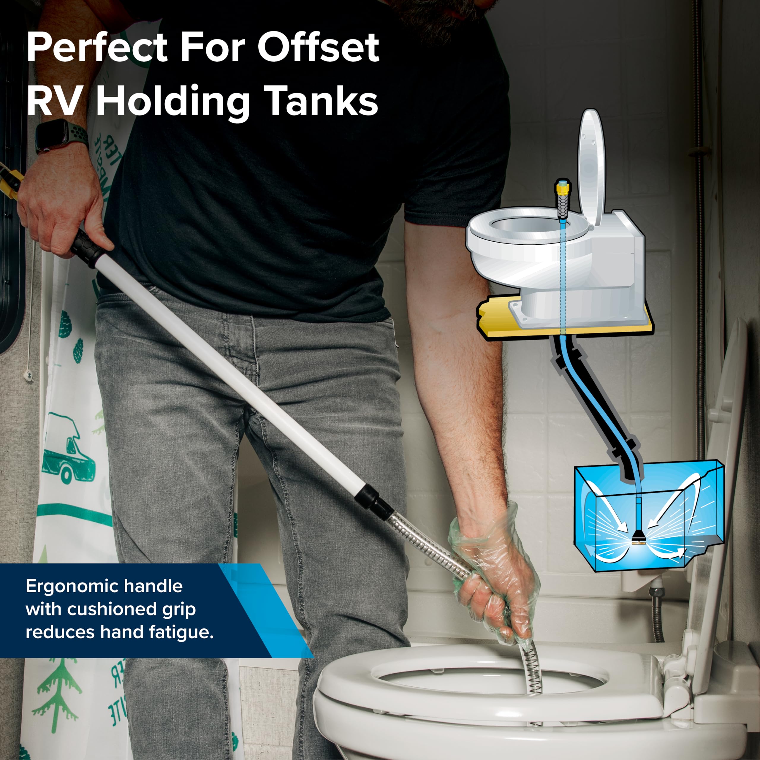 Limpiador de Tanques Giratorio Camco Camper/RV Holding Tank - Imagen 5