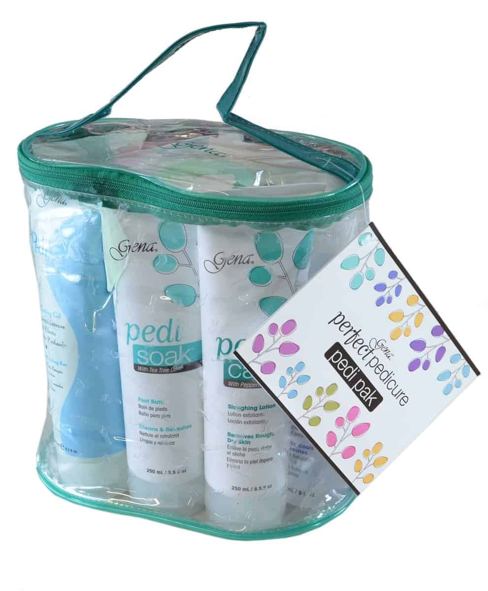 Kit de introducción Gena Pedi Pak, Kit de pedicura con 7 - Imagen 4