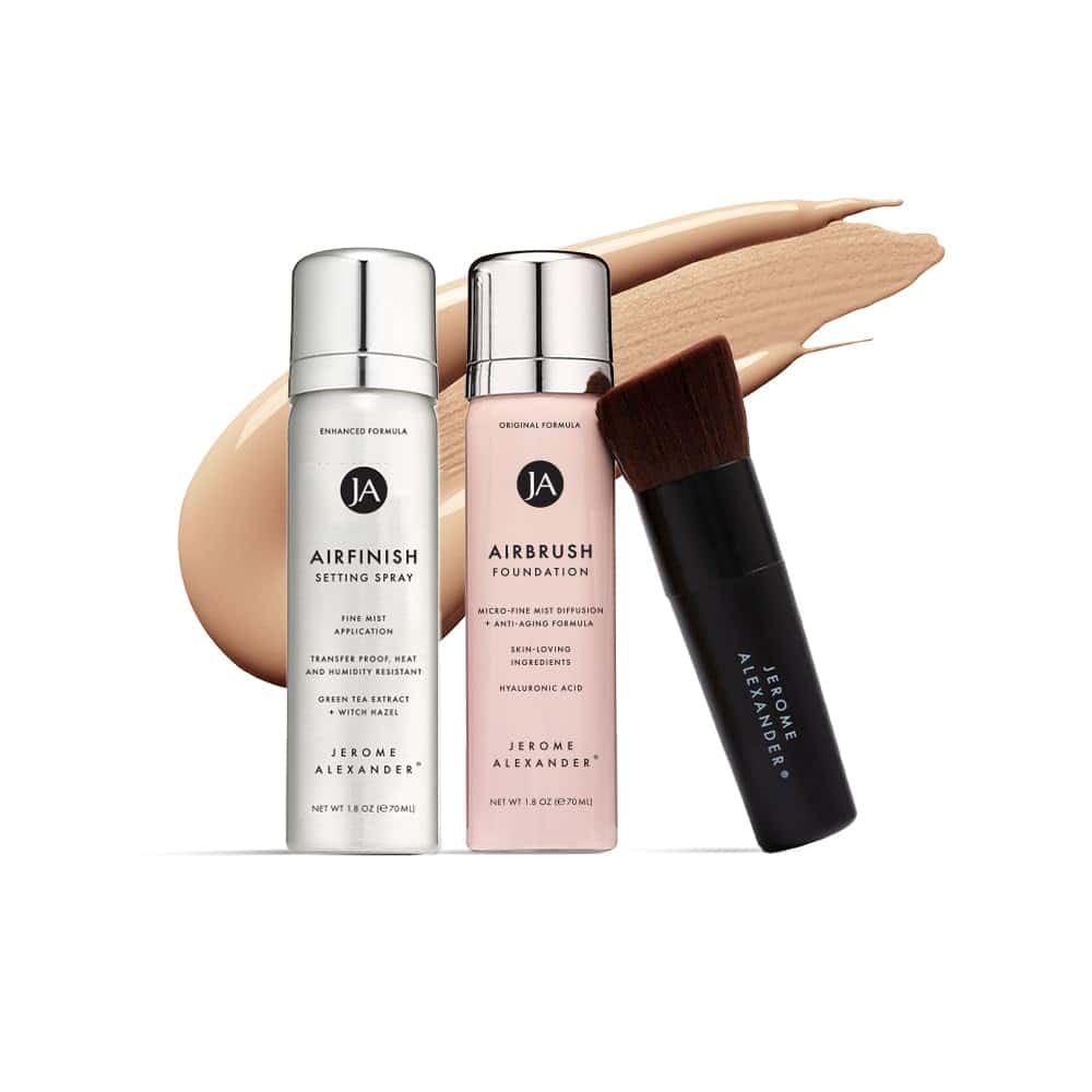 Set de Base de Maquillaje en Aerosol -Color Medio Claro