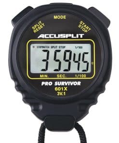 Cronómetro ACCUSPLIT Pro Survivor - A601XBK, Reloj,