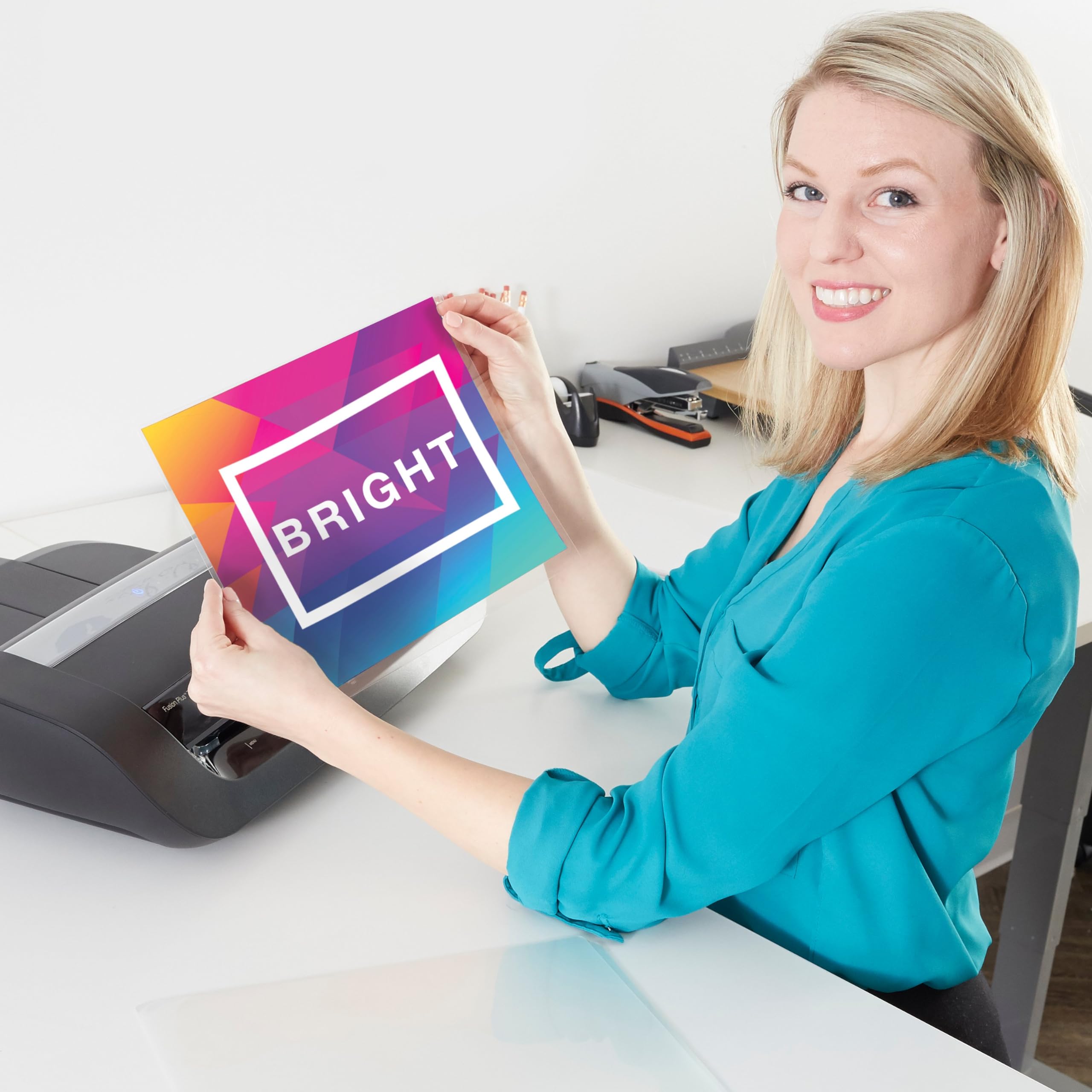 GBC Laminating Sheets, Thermal Laminating -Transparente - Imagen 7