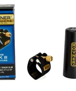 Abrazadera Rovner y Tapa de Plástico para Saxofón Alto