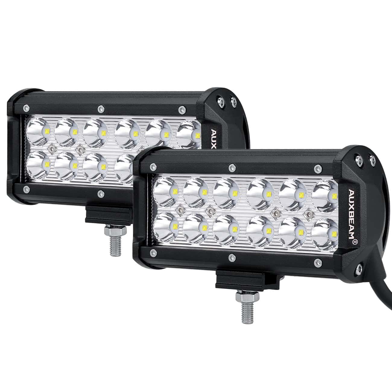Barra de luz LED spot super brillante de 7" Auxbeam, 36W