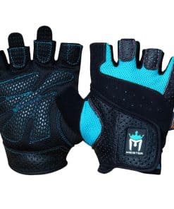 Guantes de levantamiento de pesas Meister -Turquesa