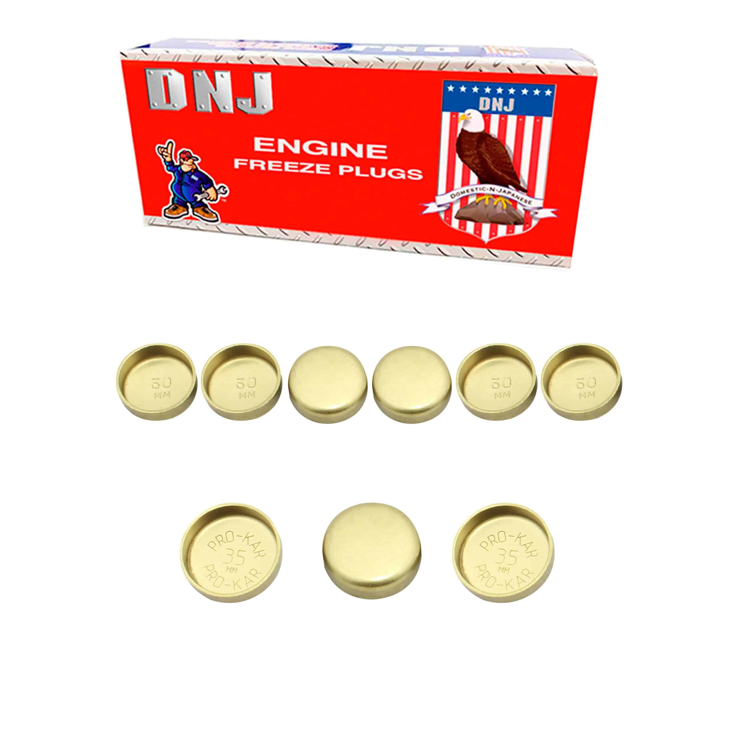 Juego de Tapones de Congelación de Latón DNJ FPS400 para