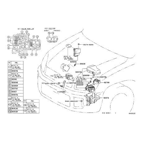 Toyota Genuine Parts - Block Assy, Fusible (82620-42040)