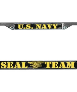 Marco de placa de licencia del equipo Seal de la Armada de