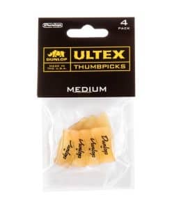 JIM DUNLOP 9072R Thumpicks, Medium, 12/Unidad