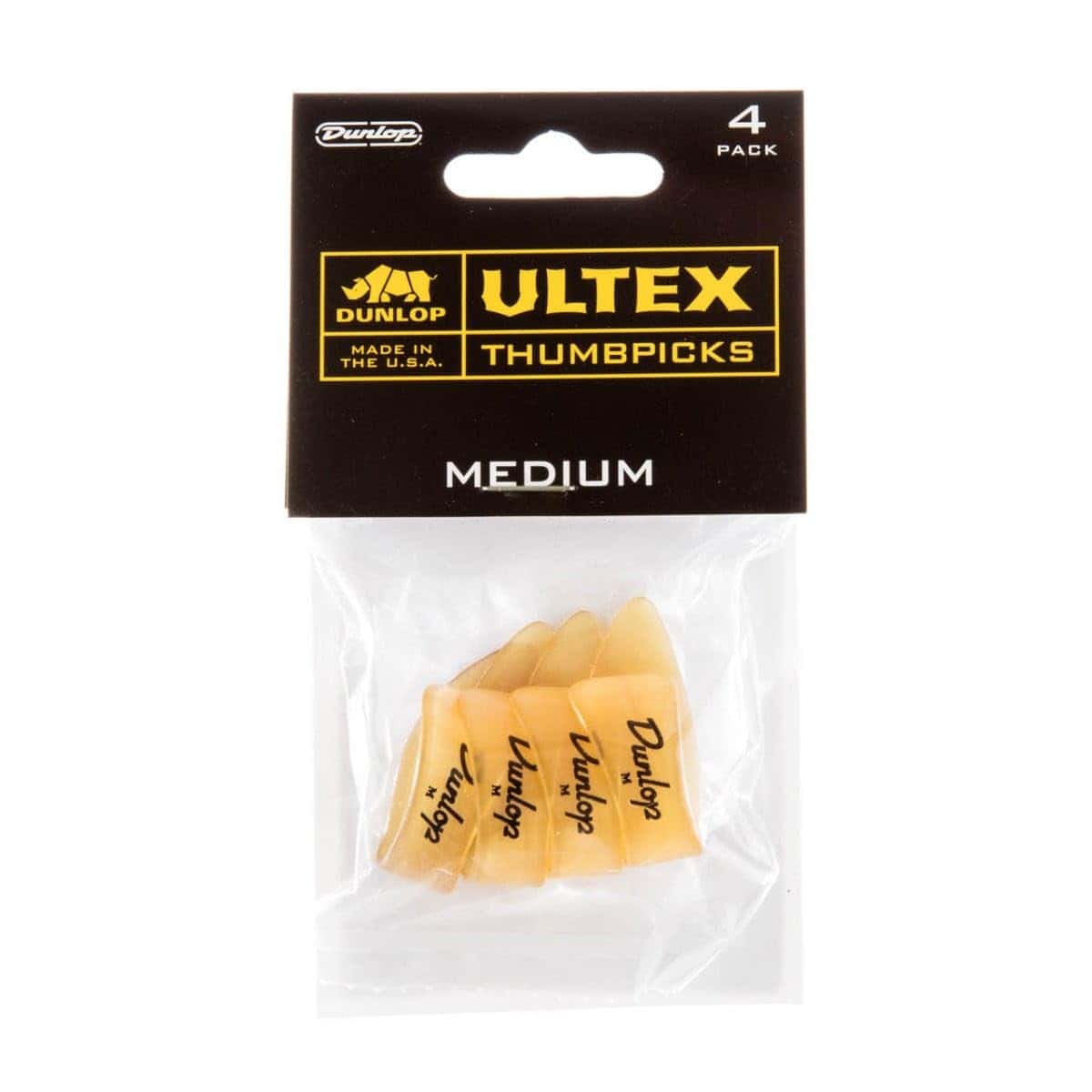 JIM DUNLOP 9072R Thumpicks, Medium, 12/Unidad