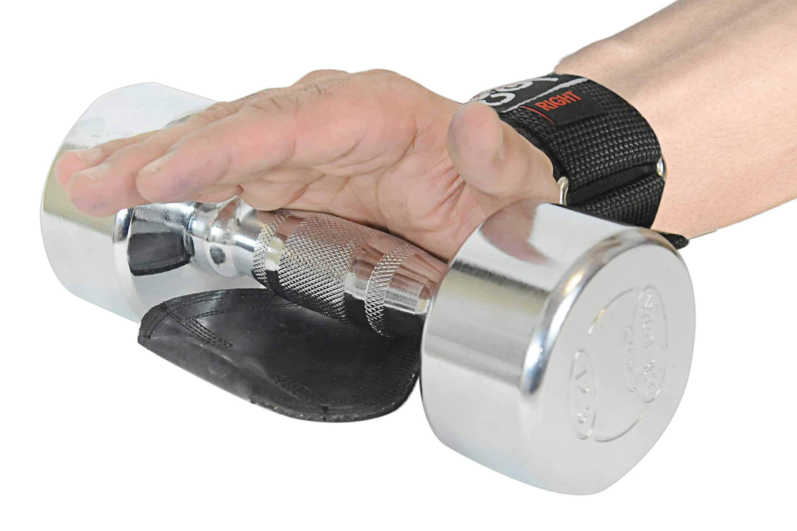 Cobra Grips PRO Guantes de Levantamiento -Negro de Goma - Imagen 4