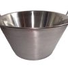 Cazo de Acero Inoxidable Grande 16" Heavy Duty - Ideal Para
