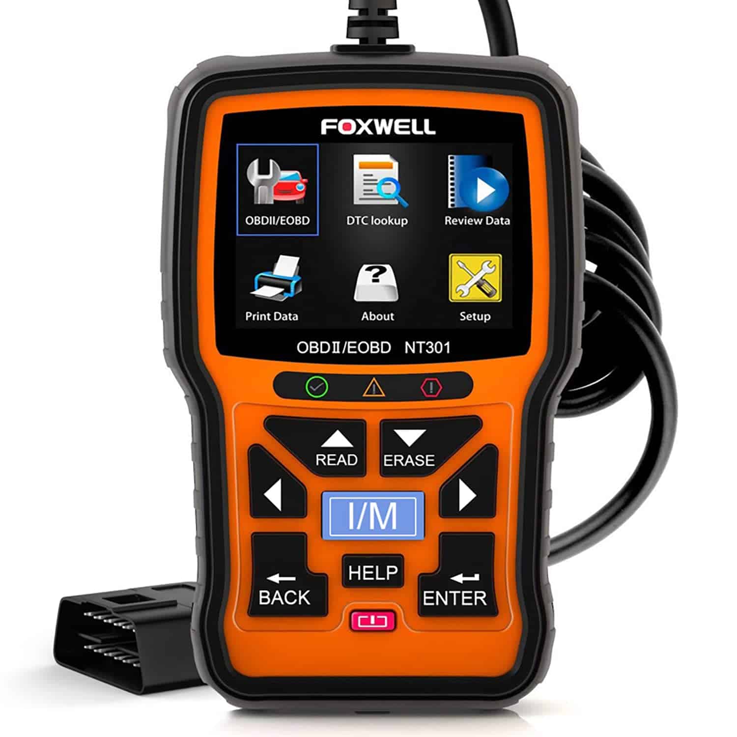 FOXWELL NT301 Escáner OBD2 de Datos en Vivo Profesional