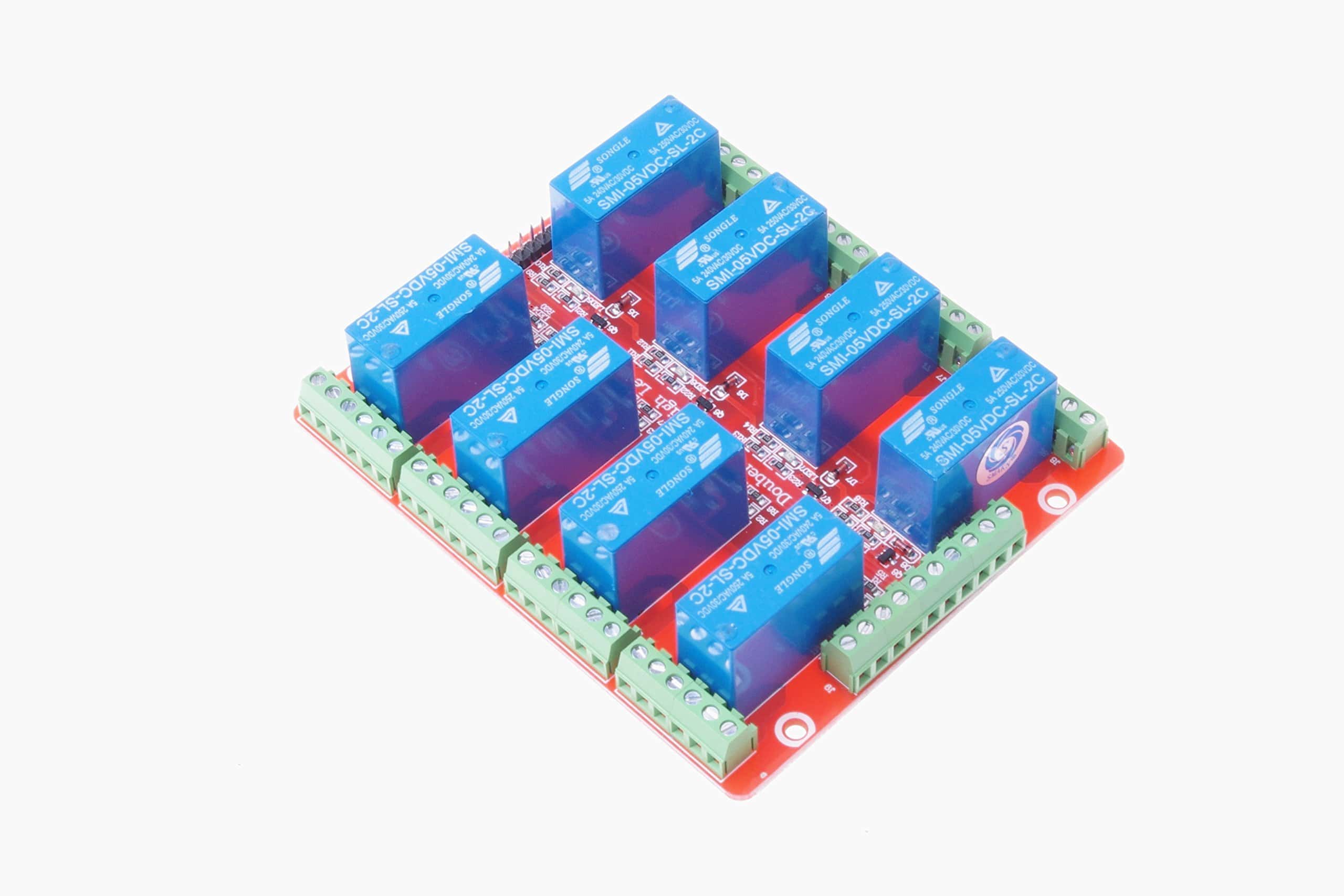 Módulo de Relé de Doble Potencia de DC 5V de 8 Canales - Imagen 3