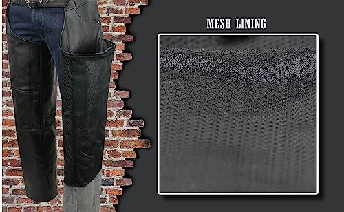 Event Leather EL1101 Pantalones de Moto de -Negro - Imagen 6