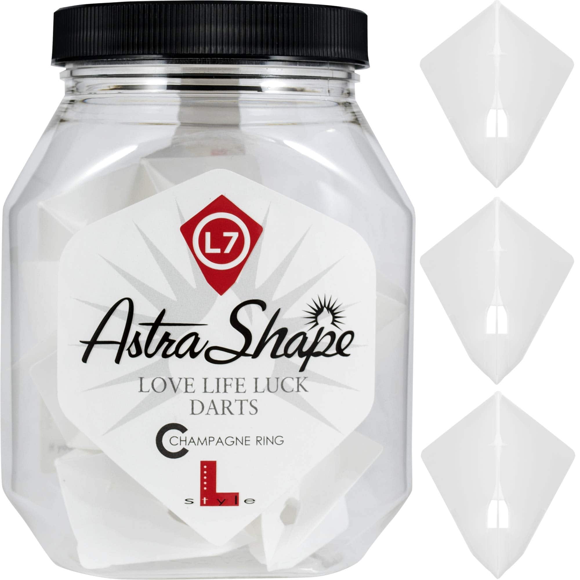 L-Style L7 Astra Shape PRO Dart Flights Material Suave -