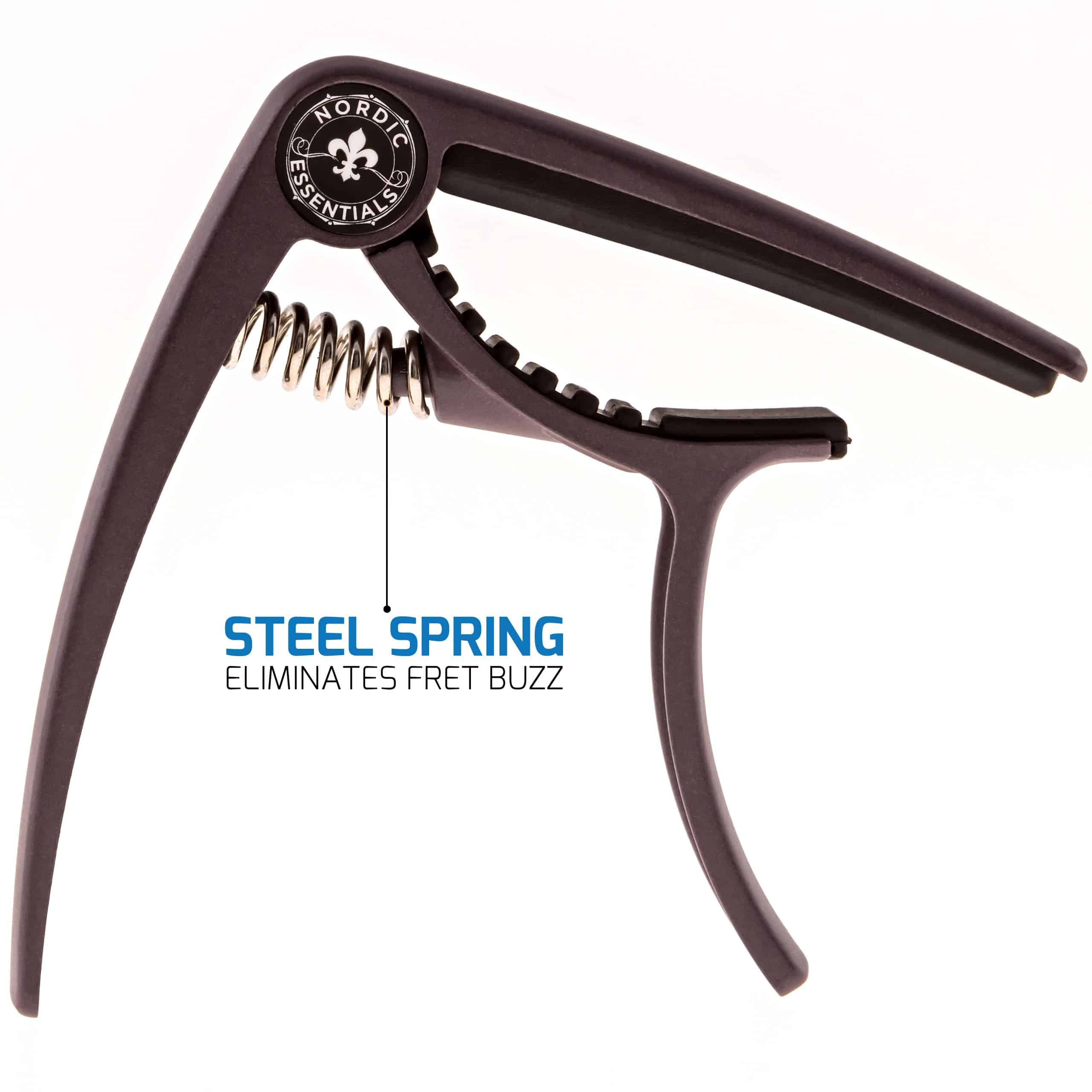 Capo de Guitarra Deluxe para Guitarras -Matte Coffee Dream - Imagen 6