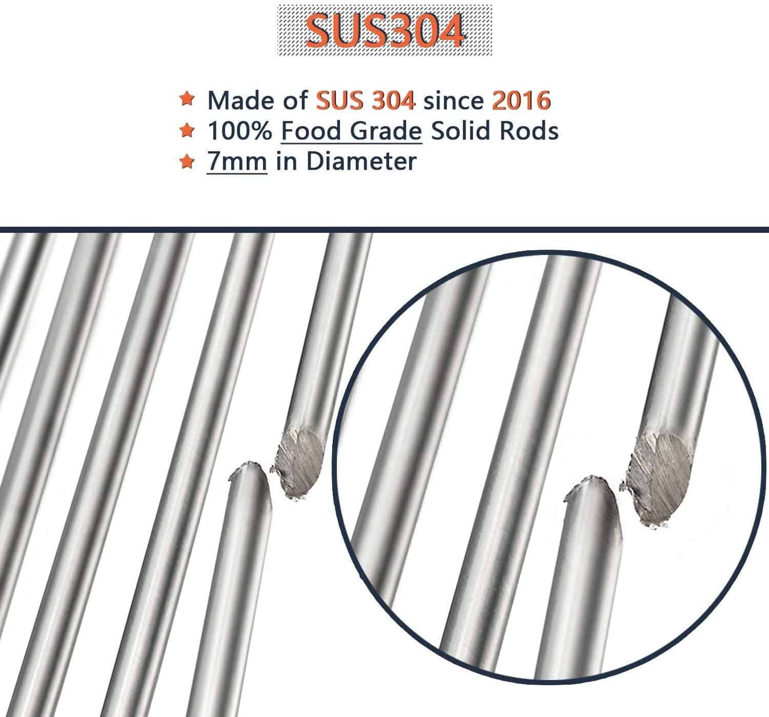 Parrillas de Cocina de Acero Inoxidable Sólido SUS304 de - Imagen 5