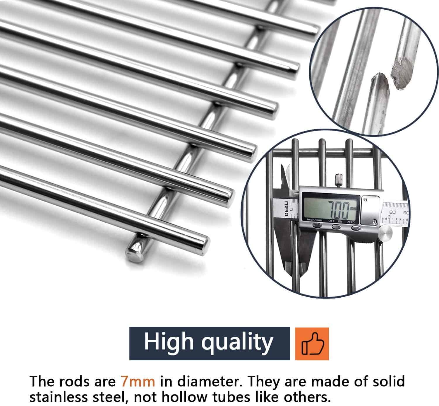 Parrillas de Cocina de Acero Inoxidable Sólido SUS304 de - Imagen 6
