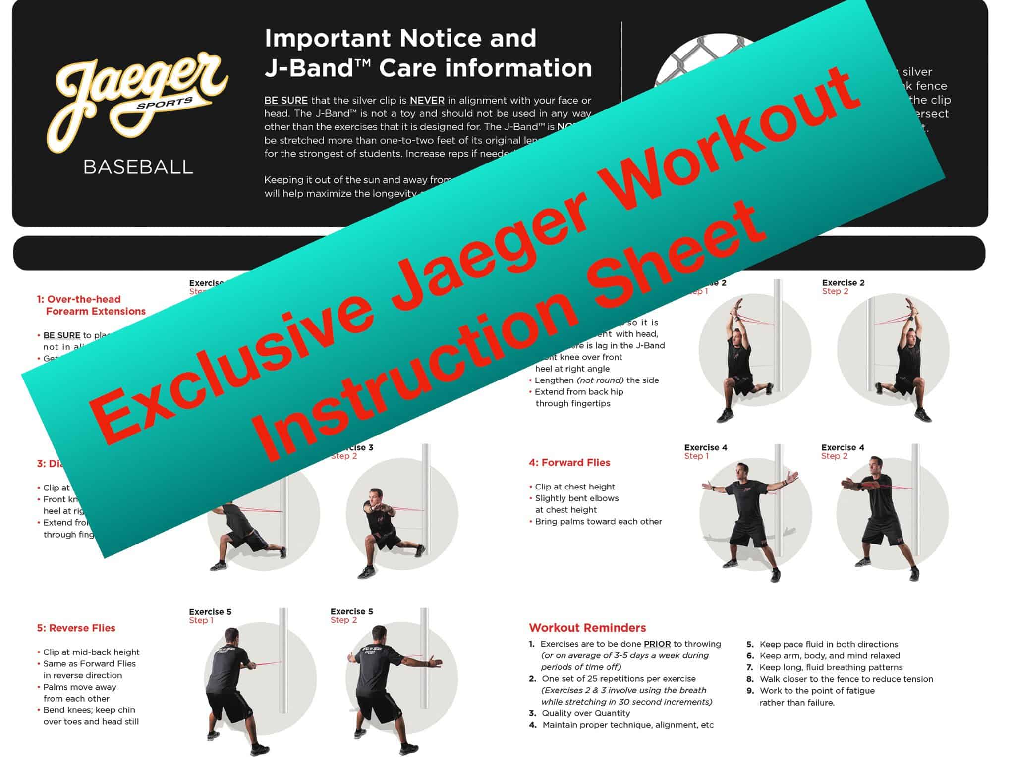 Jaeger Sports Baseball/Softball Exercise JBands - Junior - Imagen 9