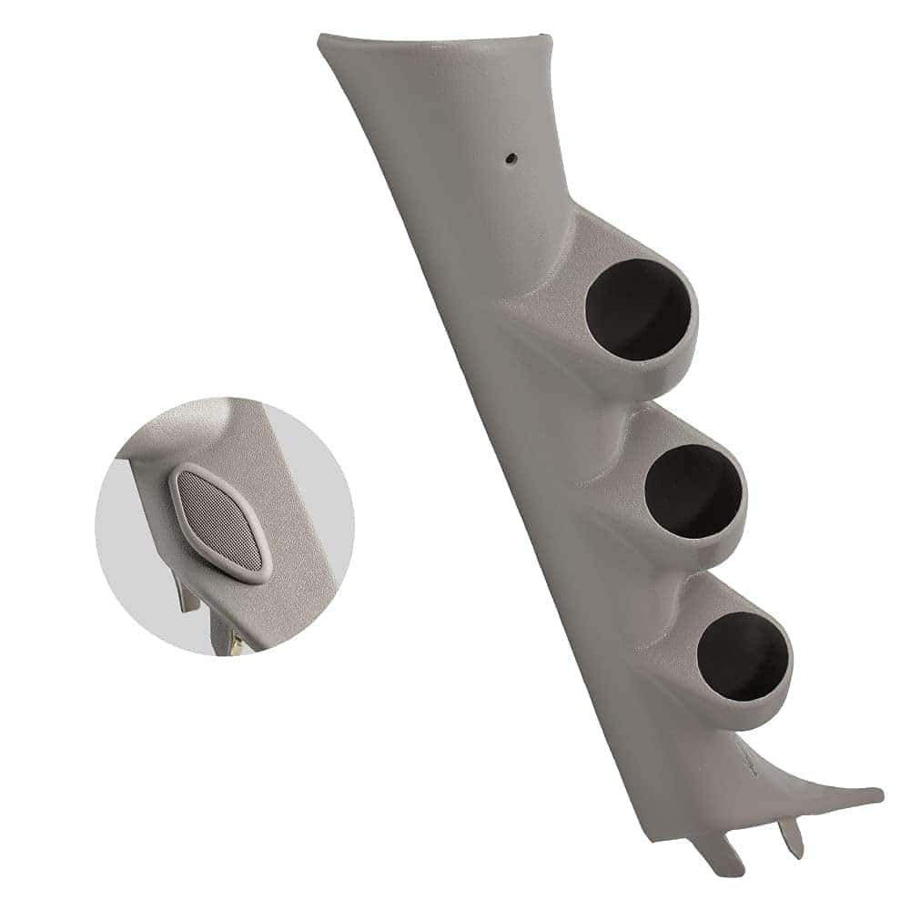 Montura de triple pod de calibrador GlowShift en color tan