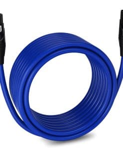 Cable de Micrófono XLR LyxPro de 30 Pies -Blue