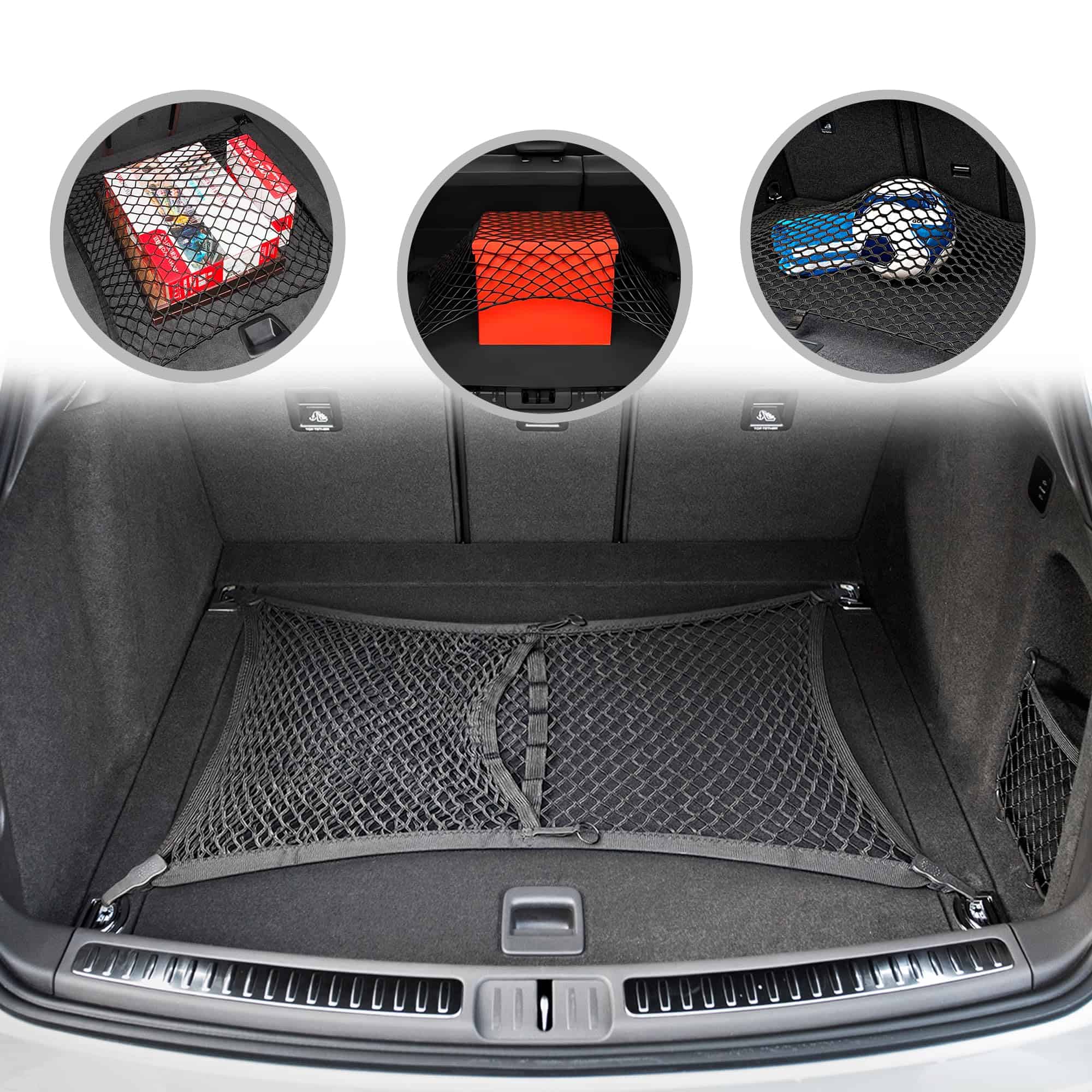 Red Elástica de Malla para Maletero de Estilo Automotriz