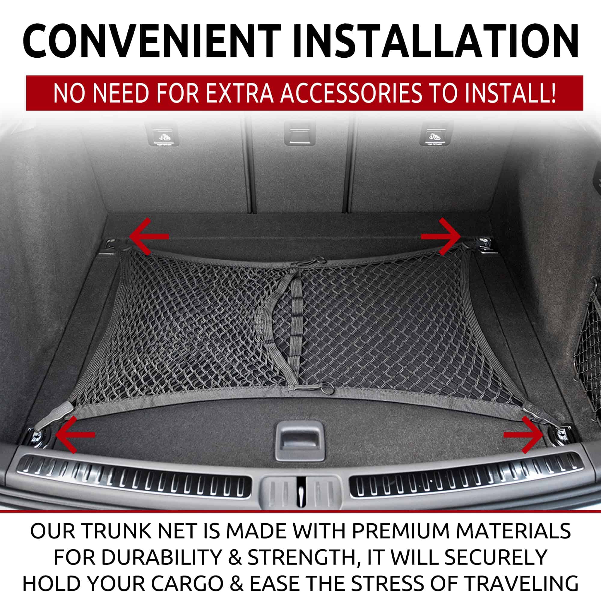 Red Elástica de Malla para Maletero de Estilo Automotriz - Imagen 3