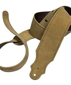 Correa de guitarra Franklin de 2" de ante con respaldo de