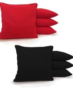 Johnson Enterprises, LLC 8 Bolsas de Maíz -Negro/Rojo