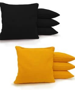 Johnson Enterprises, LLC 8 Bolsas de Maíz -Negro/Amarillo