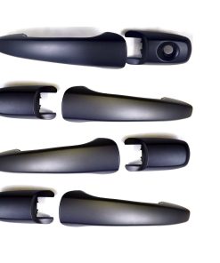 Manija de puerta exterior externa, negra imprimada - 1