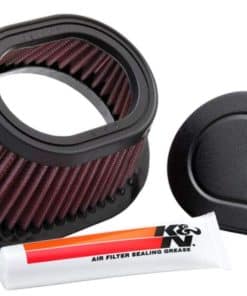 Filtro de aire de motor K&N: Alto -Negro