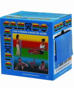 Cinta de ejercicio CanDo con poco polvo, rollo de 50