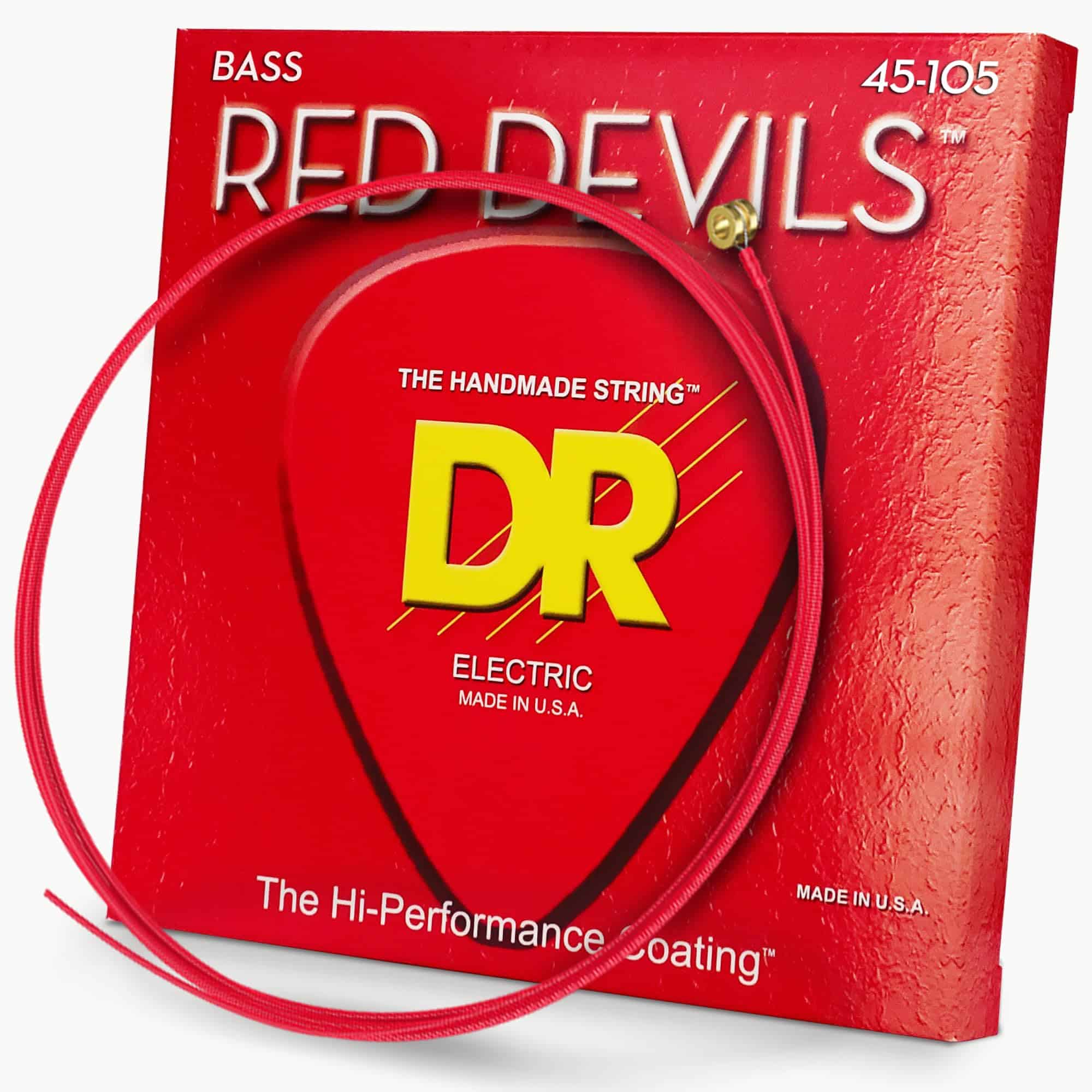 Cuerdas para Bajo DR Strings Red Devils - -Rojo