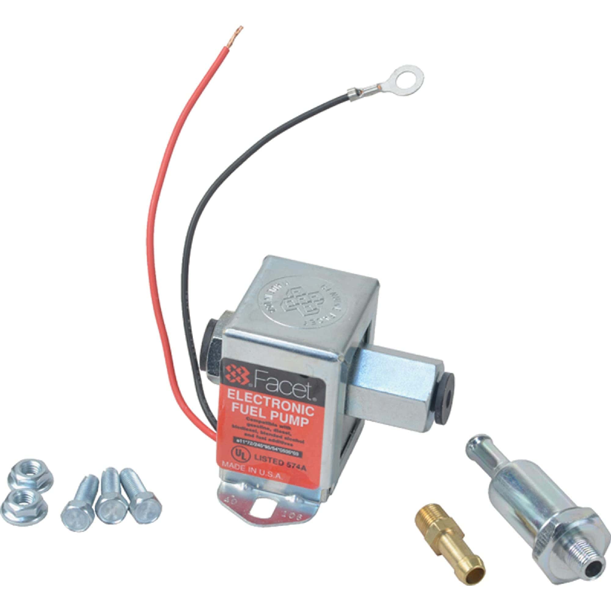 Bomba de Combustible Facet FEP12SV, Facet Cube 12v, 1/8