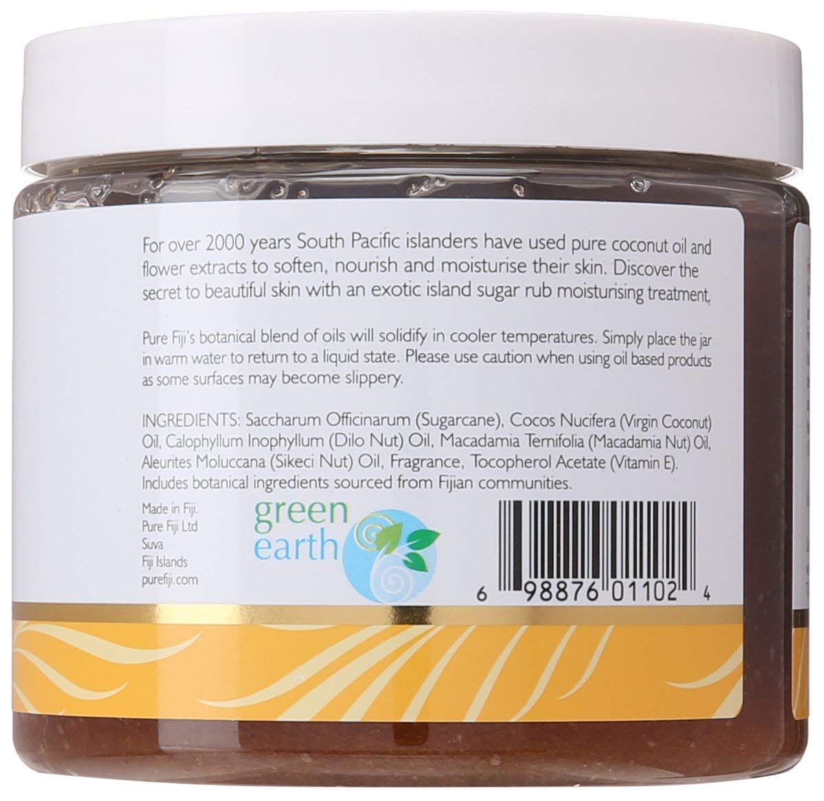 Exfoliante Corporal de Azúcar de Coco Pure Fiji - -, 15.5 Oz - Imagen 3