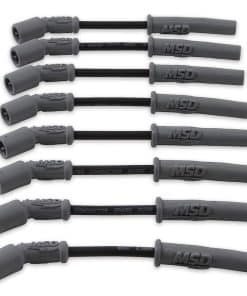 Juego de cables de bujía Super Conductor MSD 32813, negro