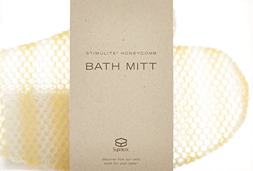 Manopla de baño unisex SUPRACOR Stimulite (Dorado/Blanco) - Imagen 3