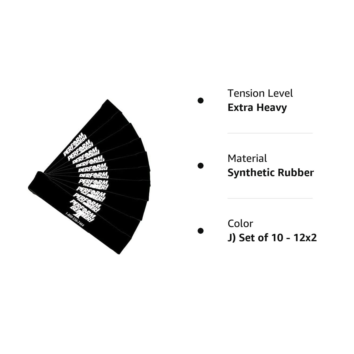 Banda de Ejercicio Mini Perform Better XL (10) - Negro - - Imagen 5