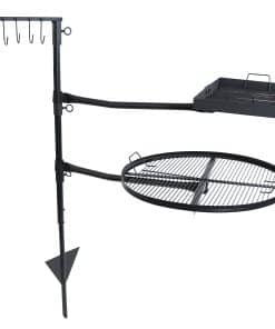 Sunnydaze Swiveling Dual-Grill Campfire Cooking Grate