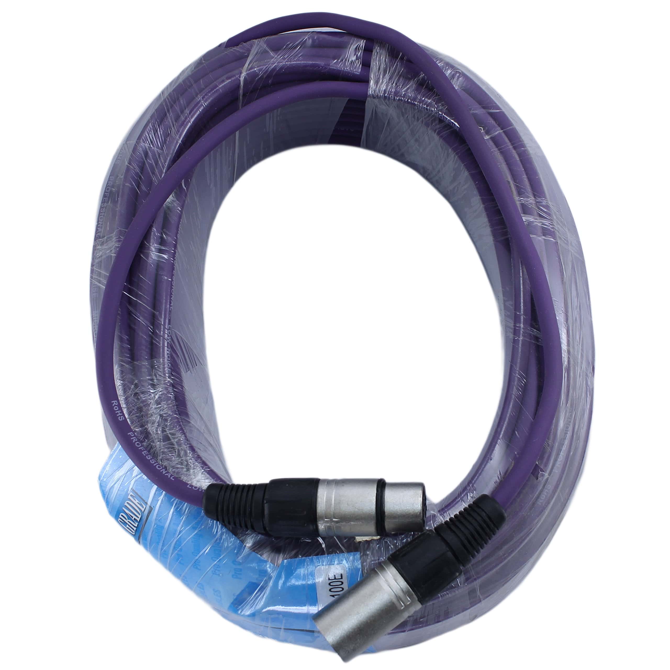 Cable de micrófono XLR macho a hembra de 30.48 metros