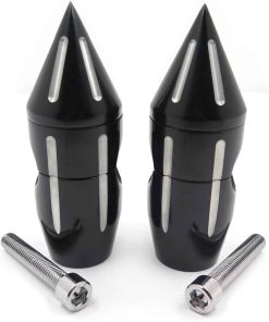 XKMT-1'' SPIKE CUSTOM 2" RISE BLACK BILLET HANDLEBAR